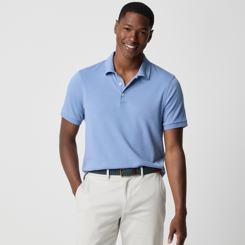 NWT J. Crew Factory Soft-Touch Polo Shirt Men's Medium Lakeview